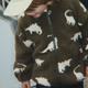 Konges Slojd giacca in pile per bambini Joddy Teddy GRS silhouette Dino