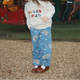Konges Sløjd Pantaloni per bambini con volant Magot Frill GOTS Teddy Coeur