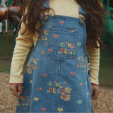 Konges Sløjd Pantaloni Magot Frill Pants GOTS, Teddy Coeur