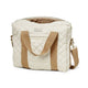 Cam Cam Copenhagen Borsa per mummia con cinghie per carrozzina Classic Stripes Camel