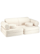 Wigiwama Lettino per bambini Crema Bianco