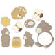 That's mine orsetto Baby Bear, confezione da 9 giocattoli da bagno