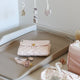 Cam Cam Copenhagen Fasciatoio da viaggio trapuntato Classic Stripes Rose