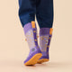 Affenzahn Stivali di gomma per bambini foderati barefoot Puddly Butterfly