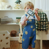 Konges Slojd Giardiniere da bambina Magot Lemon Denim