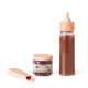 Tiny Harlow Set per l'alimentazione delle bambole  Tiny Tummies con ciotola e cucchiaio e biberon Scatola di cioccolato