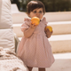 Lil' Atelier Abito bambina Frusta di pesca NBFDEMBE