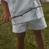 Lil' Atelier Pantaloncini in cotone Mak Loose Plein Air NMMHOMAN