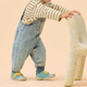 Affenzahn Scarpe in cotone a piedi nudi per neonati Prewalker Smally Rhino