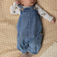 Lil' Atelier Garders per neonati Denim blu medio NBNTAYA