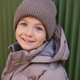 En Fant Cappello da bambino in maglia Beanie con fodera Pine Bark