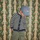 Konges Sløjd Cardigan bambino Billi Knit Cardigan Blue Stripe